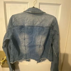 Jean jacket by fashion nova new with tag